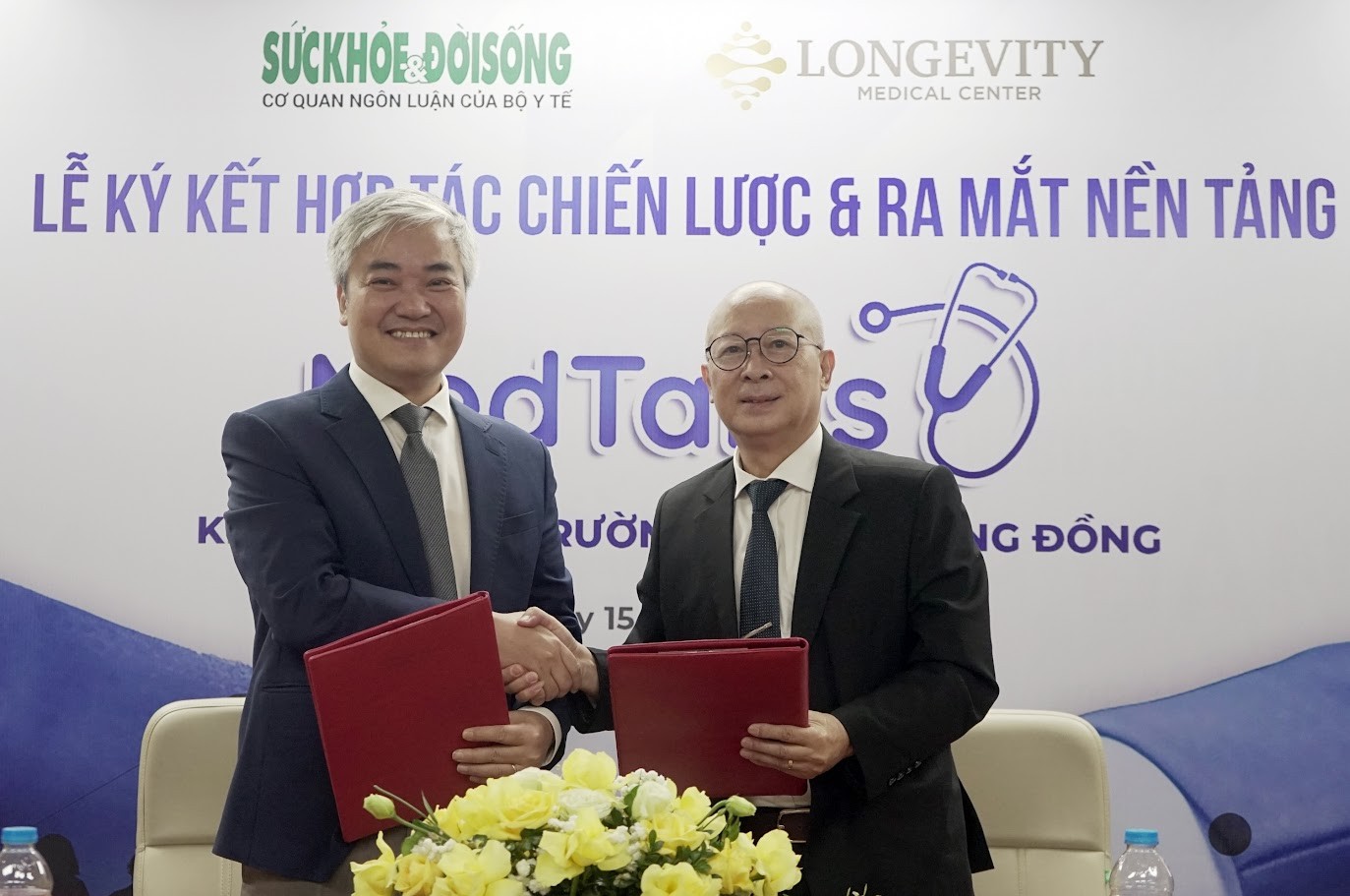 Báo Sức khỏe & Đời sống và Longevity Medical Center ký kết hợp tác chiến lược, ra mắt nền tảng Medtalks - nền tảng truyền thông về y học trường thọ