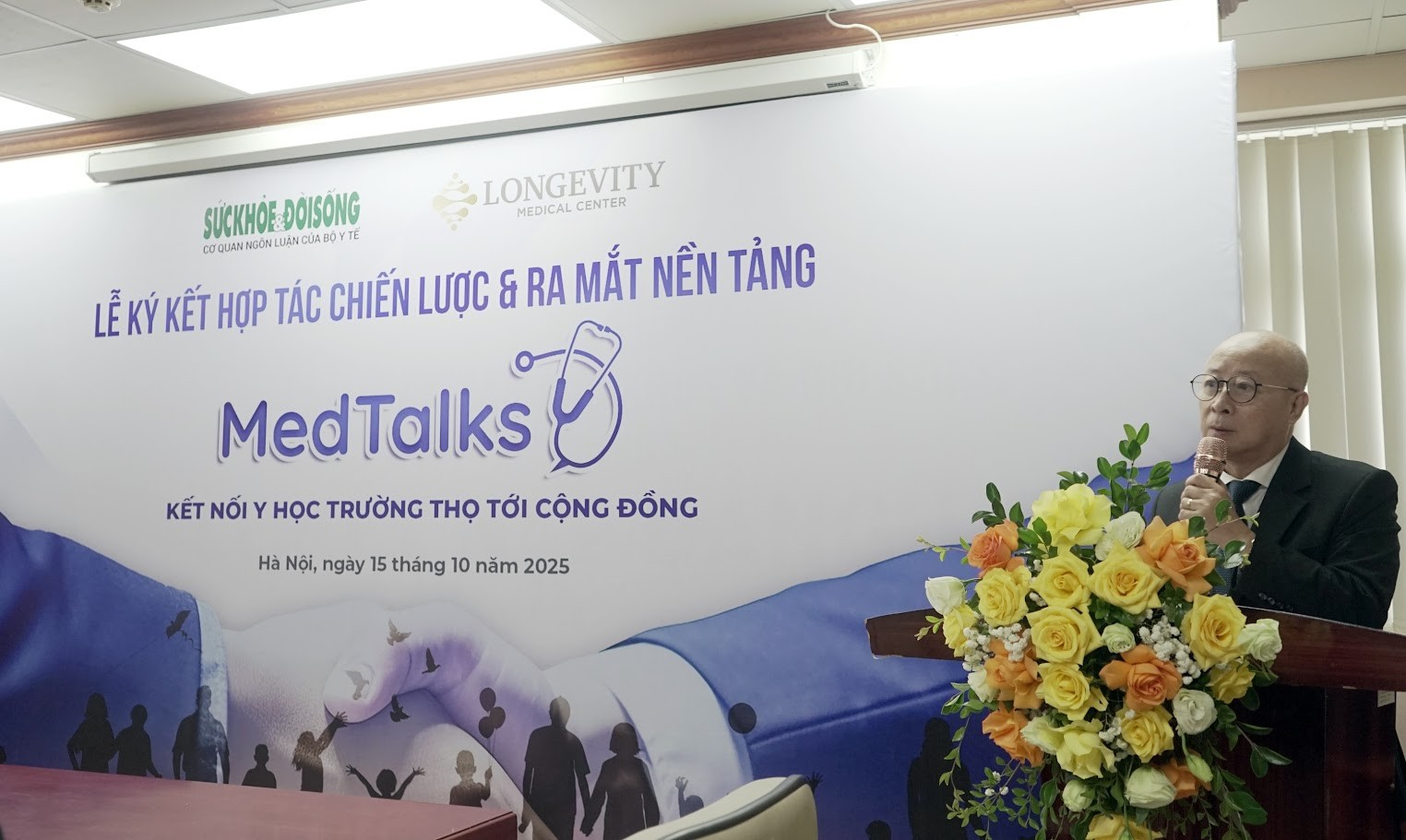 Báo Sức khỏe & Đời sống và Longevity Medical Center ký kết hợp tác chiến lược, ra mắt nền tảng Medtalks - nền tảng truyền thông về y học trường thọ