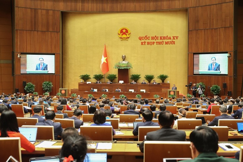 Phiên khai mạc Kỳ họp thứ 10, Quốc hội khoá XV - Ảnh: VGP