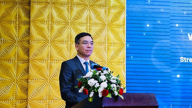 TS.BS Hà Anh Đức, Cục trưởng Quản lý Khám, chữa bệnh, Phó Chủ tịch Hội đồng Y khoa Quốc gia phát biểu TS.BS Hà Anh Đức, Cục trưởng Quản lý Khám, chữa bệnh, Phó Chủ tịch Hội đồng Y khoa Quốc gia phát biểu