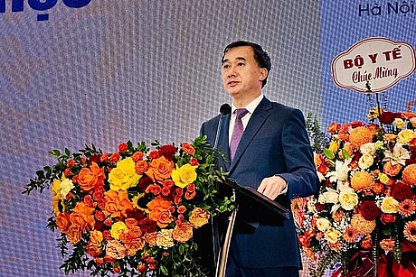 Thứ trưởng Bộ Y tế Trần Văn Thuấn phát biểu tại hội nghị. Thứ trưởng Bộ Y tế Trần Văn Thuấn phát biểu tại hội nghị.