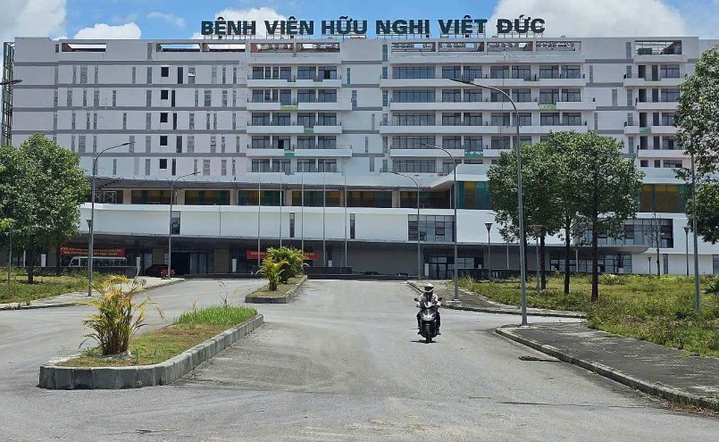 Dự án Bệnh viện Việt Đức cơ sở 2 tại Ninh Bình. Ảnh: Diệu Anh