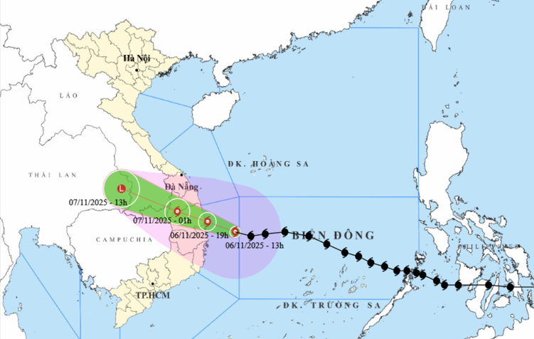 Cường độ mạnh nhất: Cấp 14-15 (150–183 km/h), giật trên cấp 17.