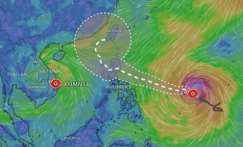 Trong khi Philippines và Việt Nam đang khắc phục hậu quả của bão số 13, một mối đe dọa mới, bão Fung-wong (tiền thân bão số 14), Trong khi Philippines và Việt Nam đang khắc phục hậu quả của bão số 13, một mối đe dọa mới, bão Fung-wong (tiền thân bão số 14),