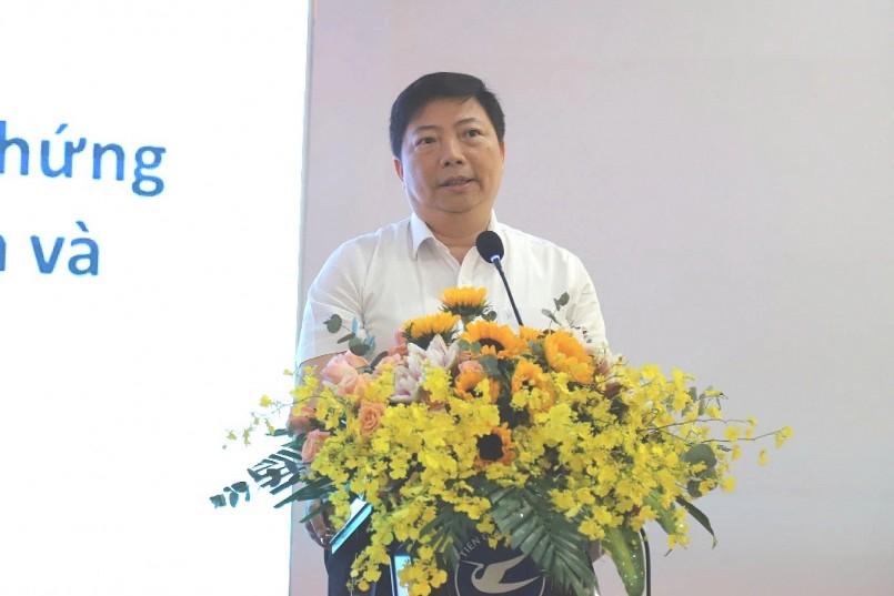 PGS Nguyễn Vũ Trung phát biểu tại sự kiện. Ảnh: Diệu Linh PGS Nguyễn Vũ Trung phát biểu tại sự kiện. Ảnh: Diệu Linh