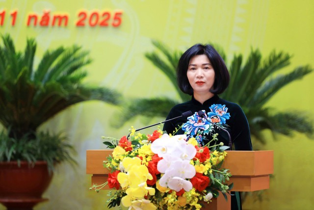 Tân Chủ tịch HĐND TP. Hà Nội Phùng Thị Hồng Hà - Ảnh: VGP
