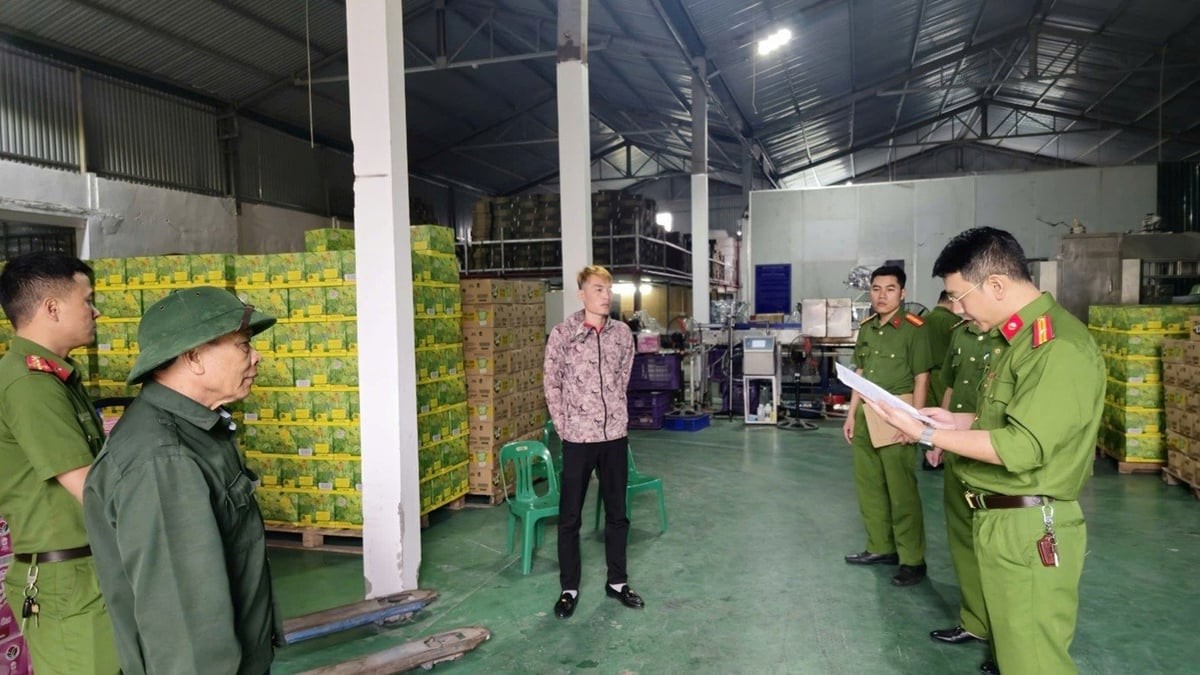 Phú Thọ triệt phá công ty sản xuất nước ngọt giả quy mô lớn