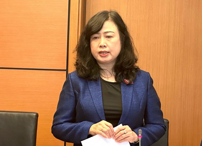 Bộ trưởng Bộ Y tế Đào Hồng Lan  ẢNH: TUYẾN PHAN