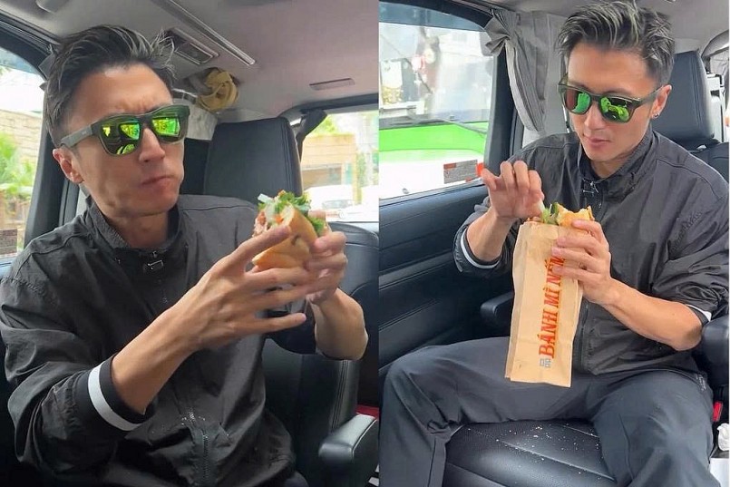 Nam tài tử Tạ Đình Phong gọi đây là “sandwich Việt Nam với hương vị tuyệt vời nhất mà tôi từng thử” Nam tài tử Tạ Đình Phong gọi đây là “sandwich Việt Nam với hương vị tuyệt vời nhất mà tôi từng thử”