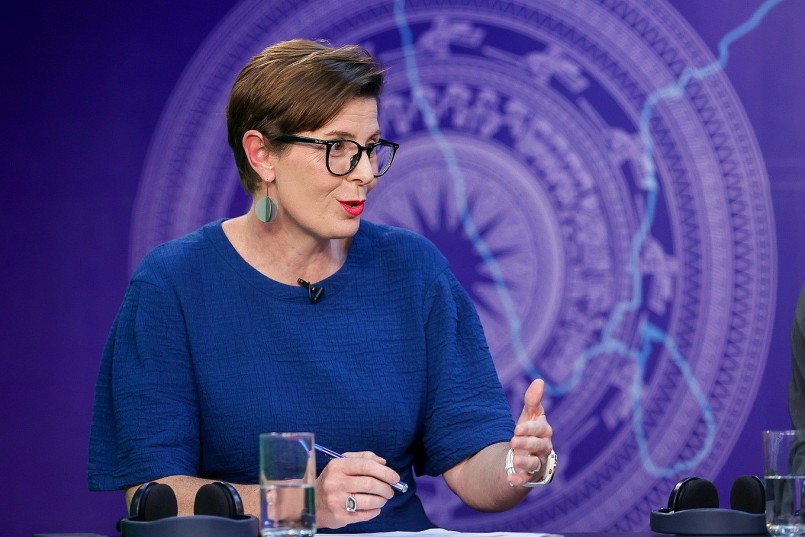 Tiến sĩ Angela Pratt, Trưởng Đại diện của Tổ chức Y tế Thế giới tại Việt Nam (Ảnh: C.P).