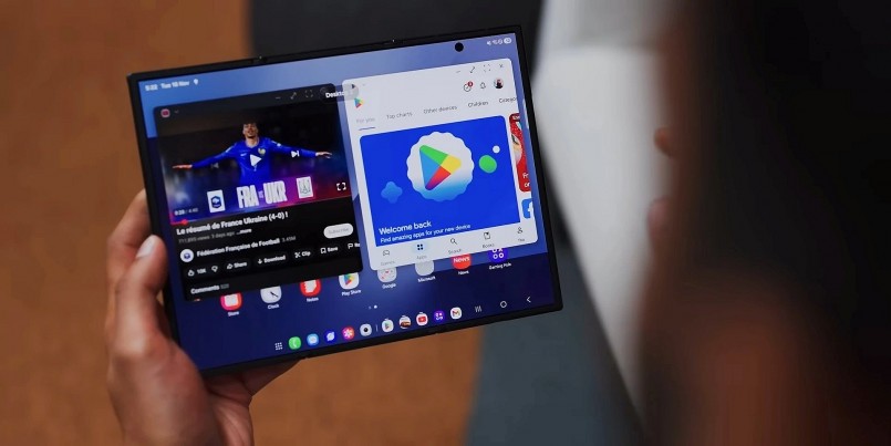 Được định vị là thiết bị phục vụ đa nhiệm, Z TriFold chạy hệ điều hành OneUI 8 trên nền tảng Android 16.