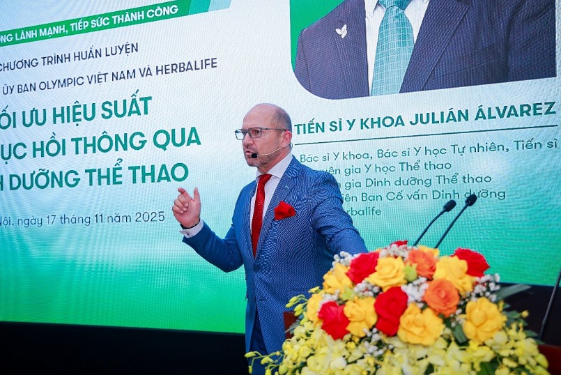 TS. Julián Álvarez chia sẻ về chiến lược tối ưu hiệu suất và phục hồi thể lực cho vận động viên Việt Nam