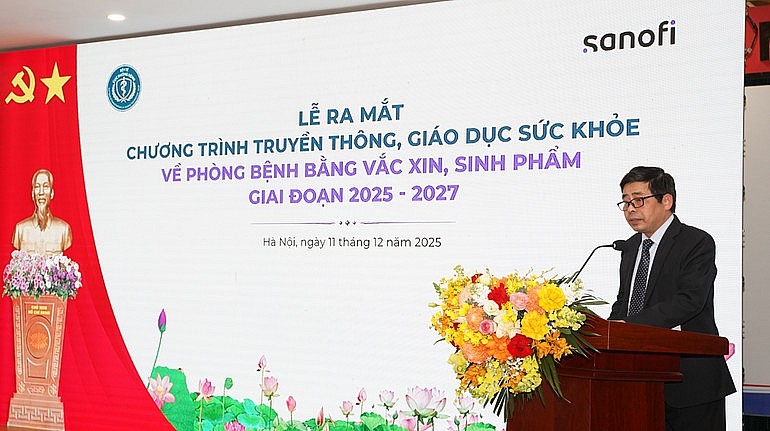 Tiến sĩ Dương Chí Nam, Phó Cục trưởng Cục Phòng bệnh, Bộ Y tế phát biểu.