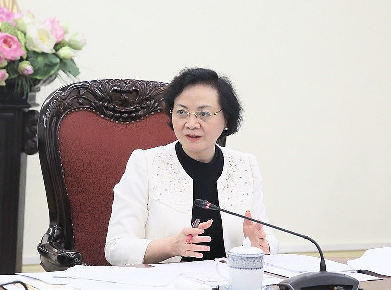Phó Thủ tướng Phạm Thị Thanh Trà phát biểu tại buổi làm việc - Ảnh: VGP/Thu Giang