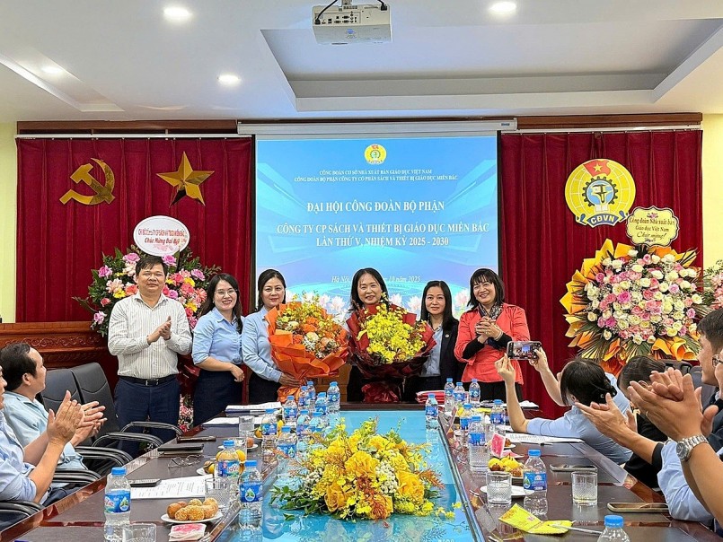BCH Công đoàn CTCP Sách và TBGD Miền Bắc, NK 2025 – 2030 và các đại biểu tham dự Đại hội