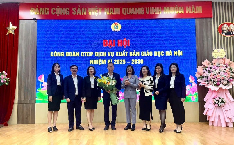 BCH Công đoàn CTCP Dịch vụ xuất bản Giáo dục Hà Nội, NK 2025 – 2030 và các đại biểu tham dự Đại hội