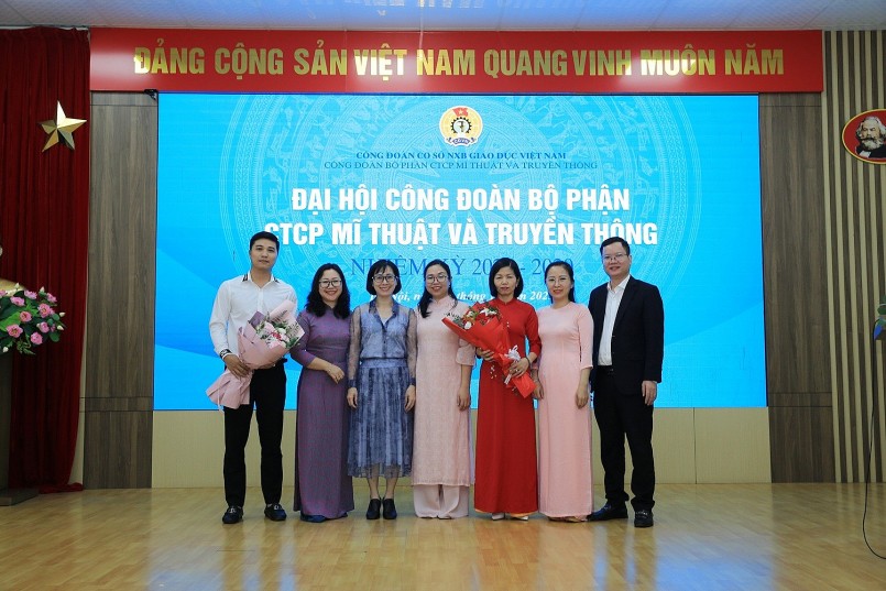 BCH Công đoàn CTCP Mĩ thuật và Truyền thông, NK 2025 – 2030 và các đại biểu tham dự Đại hội