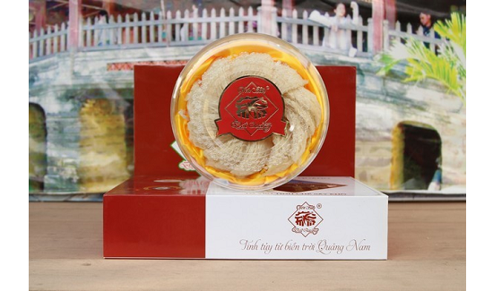 Yến tinh chế sấy khô của công ty TNHH MTV Yến sào Đất Quảng