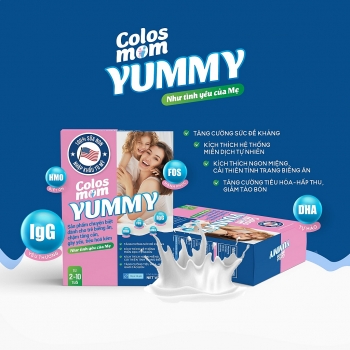 Sữa non Colosmom Yummy hỗ trợ bé tăng cân chuẩn khoa học