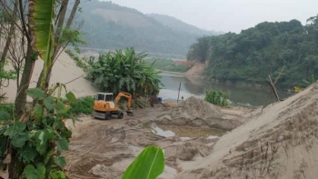 Lào Cai: Xử phạt 4 doanh nghiệp vi phạm khai thác cát