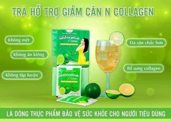 Sản phẩm Trà hỗ trợ giảm cân N Collagen bị cảnh báo vi phạm quy định về quảng cáo