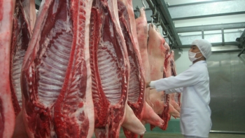 Nhập khẩu thịt và các sản phẩm từ thịt giảm 23,5% về lượng