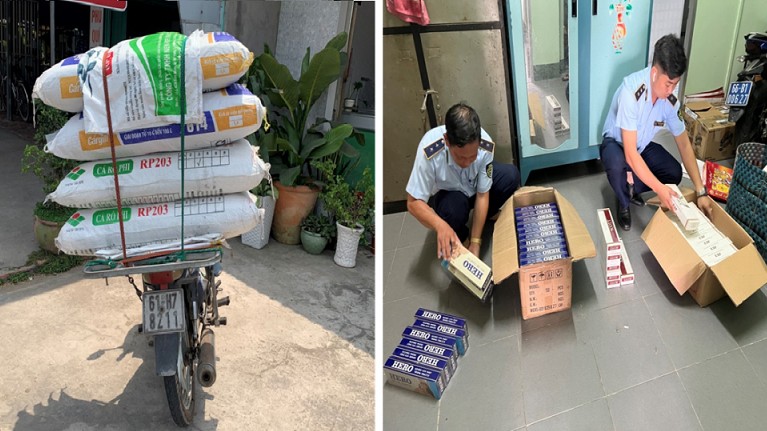 Đồng Tháp: Thu giữ gần 2.600 bao thuốc lá điếu nhập lậu