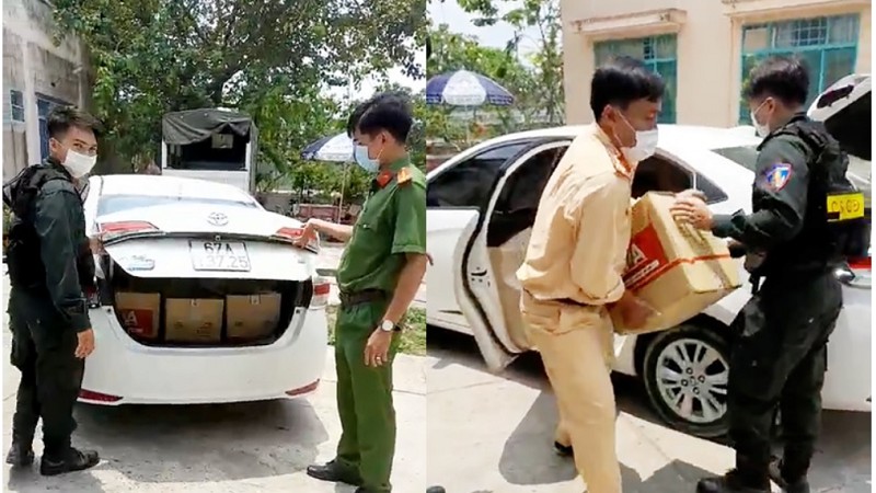 An Giang: Bắt quả tang xe ô tô chở 320 chai thuốc bảo vệ thực vật có chứa hoạt chất cấm