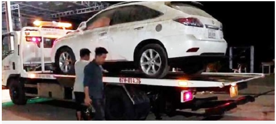 An Giang: Tạm giữ 01 xe ô tô nghi vấn hàng hóa nhập lậu