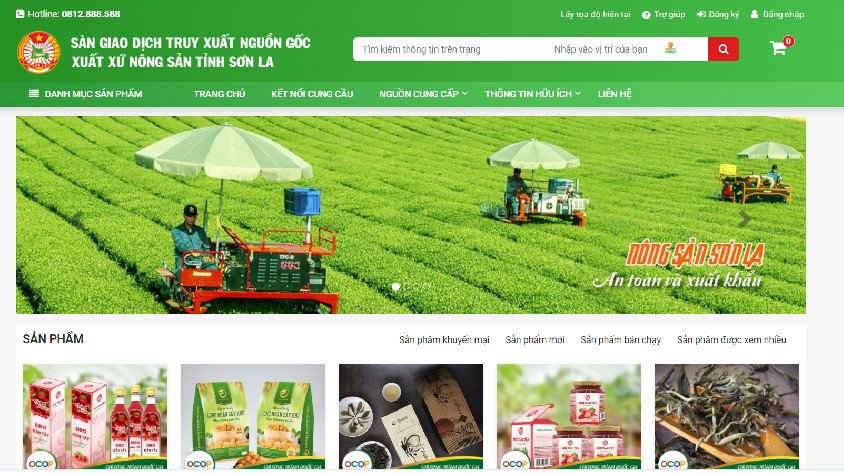 Sơn La có thêm "Sàn giao dịch và truy xuất nguồn gốc, xuất xứ nông sản tỉnh Sơn La”