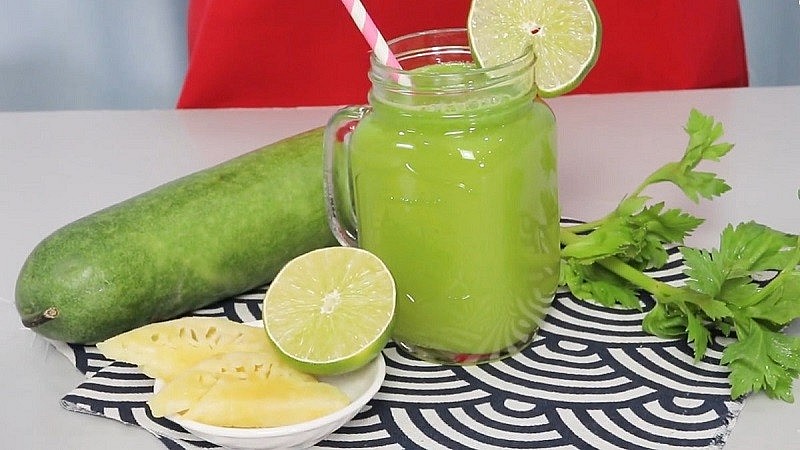 Nước ép bí đao hỗ trợ giảm cân