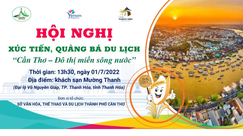 Thanh Hóa: Tổ chức Hội nghị xúc tiến, quảng bá du lịch "Cần Thơ - Đô thị miền sông nước"
