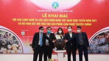 Khai mạc Hội chợ Làng nghề và các sản phẩm OCOP Việt Nam trực tuyến năm 2021