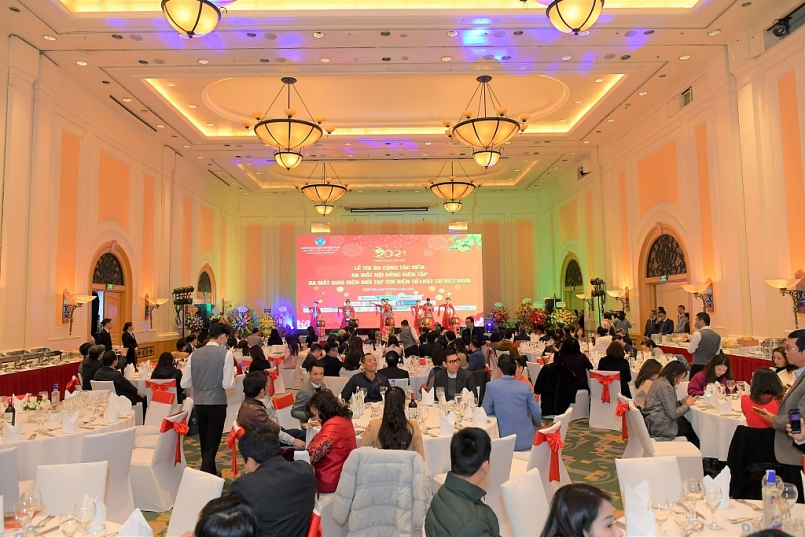 Quang cảnh buổi Lễ ra mắt giao diện mới Tạp chí Luật sư Việt Nam.