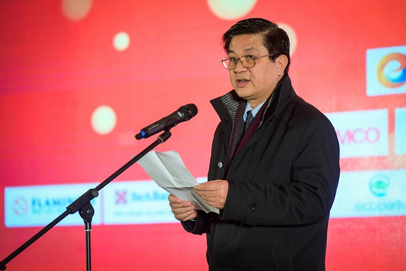 Luật sư, Tiến sĩ Đỗ Ngọc Thịnh phát biểu tại buổi Lễ.