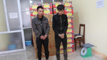 Vĩnh Phúc: Bắt quả tang 2 đối tượng vận chuyển gần 470 kg pháo lậu