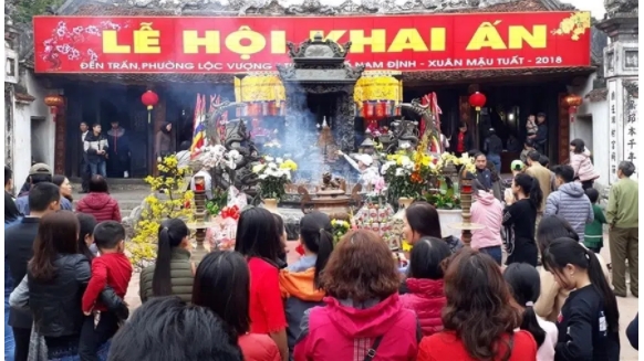 Nam Định: Dừng tổ chức Lễ hội Khai ấn đền Trần dịp Xuân Tân Sửu năm 2021