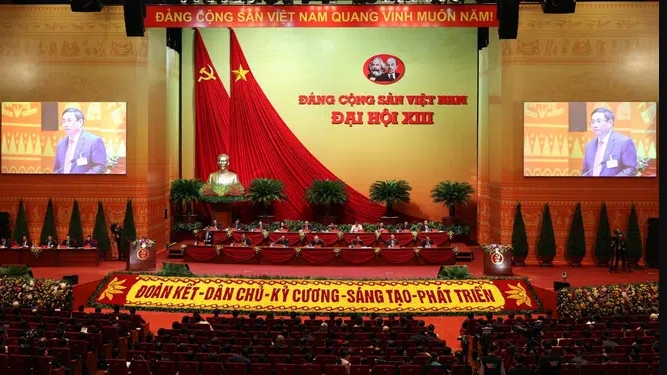 Thông cáo báo chí ngày làm việc thứ ba Đại hội XIII của Đảng