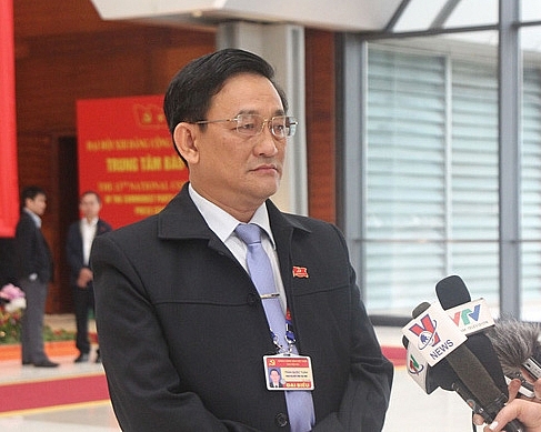 Đại biểu Trần Quốc Tuấn, Trưởng ban Tuyên giáo Tỉnh ủy Trà Vinh. - Ảnh: VGP/Nhật Bắc