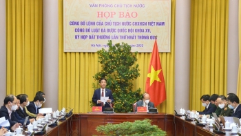 Công bố Lệnh của Chủ tịch nước về các luật đã được Quốc hội khóa XV thông qua
