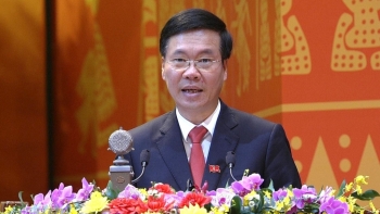 Đồng chí Võ Văn Thưởng báo cáo kết quả bầu cử Đại hội đại biểu toàn quốc lần thứ XIII của Đảng