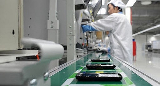 Xuất khẩu điện thoại và linh kiện sụt giảm sau 10 năm tăng trưởng
