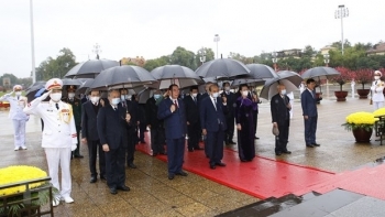 Lãnh đạo Đảng, Nhà nước thành kính tưởng nhớ Chủ tịch Hồ Chí Minh