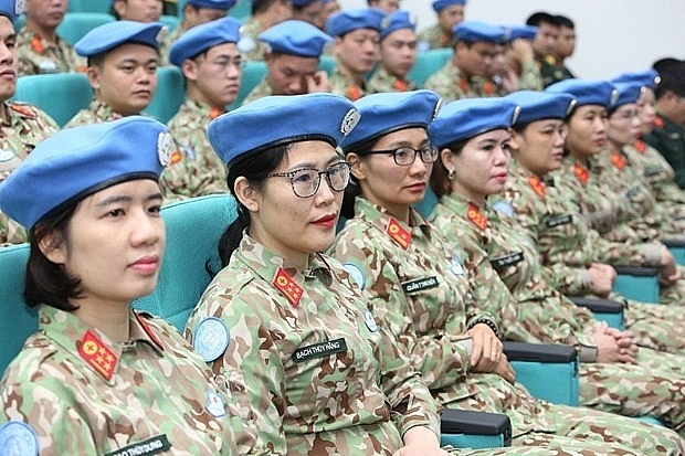 Bệnh viện dã chiến cấp 2 số 2 với biên chế 70 cán bộ, nhân viên thuộc Học viện Quân y, nhằm sẵn sàng triển khai thay thế Bệnh viện dã chiến cấp 2 số 1 được triển khai đến Phái bộ Liên hợp quốc tại Nam Sudan vào tháng 10/2018. (Ảnh: Dương Giang/TTXVN)