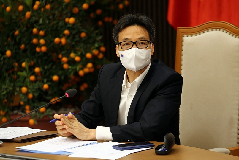 Phó Thủ tướng Vũ Đức Đam hoan nghênh các đơn vị đã đẩy nhanh tiến độ nghiên cứu vaccine ngừa COVID-19 ở trong nước. Ảnh: VGP/Đình Nam Phó Thủ tướng Vũ Đức Đam hoan nghênh các đơn vị đã đẩy nhanh tiến độ nghiên cứu vaccine ngừa COVID-19 ở trong nước. Ảnh: VGP/Đình Nam