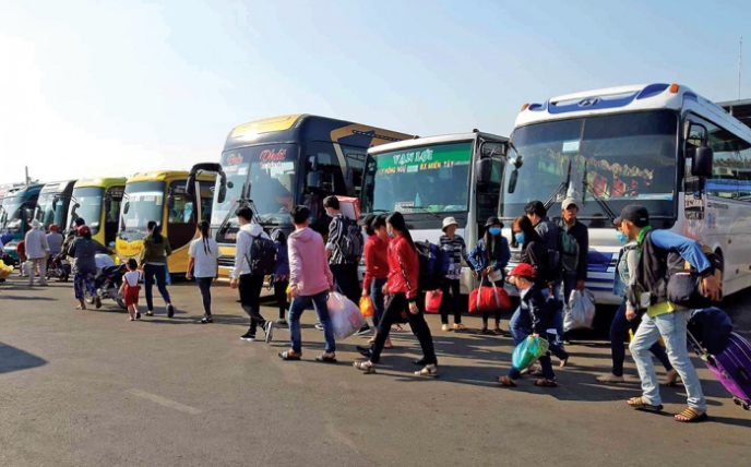 Bố trí đủ phương tiện phục vụ nhu cầu đi lại sau Tết của nhân dân