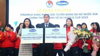 Vinamilk tặng thưởng 1 tỷ đồng cho đội tuyển bóng đá nữ quốc gia, chia sẻ niềm vui chạm đến “giấc mơ” World cup