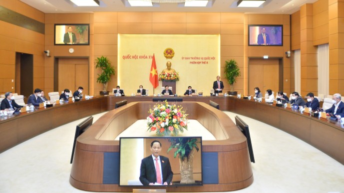 Ủy ban Thường vụ Quốc hội cho ý kiến về dự án Luật Cảnh sát cơ động