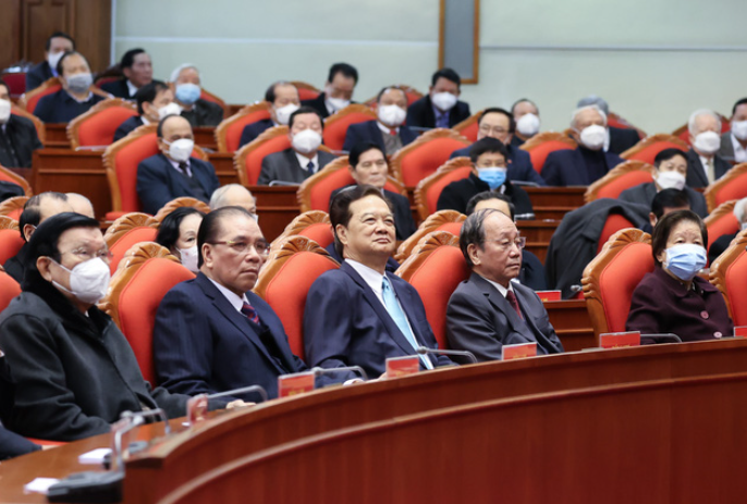 Các đồng chí nguyên lãnh đạo cấp cao của Đảng và Nhà nước bày tỏ tin tưởng, tự hào về những kết quả đất nước ta đã đạt được thời gian qua trong bối cảnh có nhiều khó khăn, thách thức. Ảnh: VGP/Nhật Bắc Các đồng chí nguyên lãnh đạo cấp cao của Đảng và Nhà nước bày tỏ tin tưởng, tự hào về những kết quả đất nước ta đã đạt được thời gian qua trong bối cảnh có nhiều khó khăn, thách thức. Ảnh: VGP/Nhật Bắc