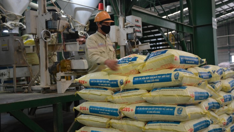 Xuất khẩu thức ăn gia súc tháng 1/2022 tăng 31,3% so với cùng kỳ